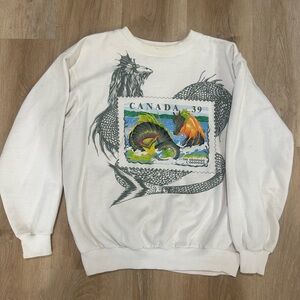 Vintage Canada Ogopogo Crewneck Sweatshirt